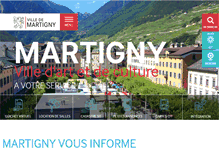 Tablet Screenshot of martigny.ch